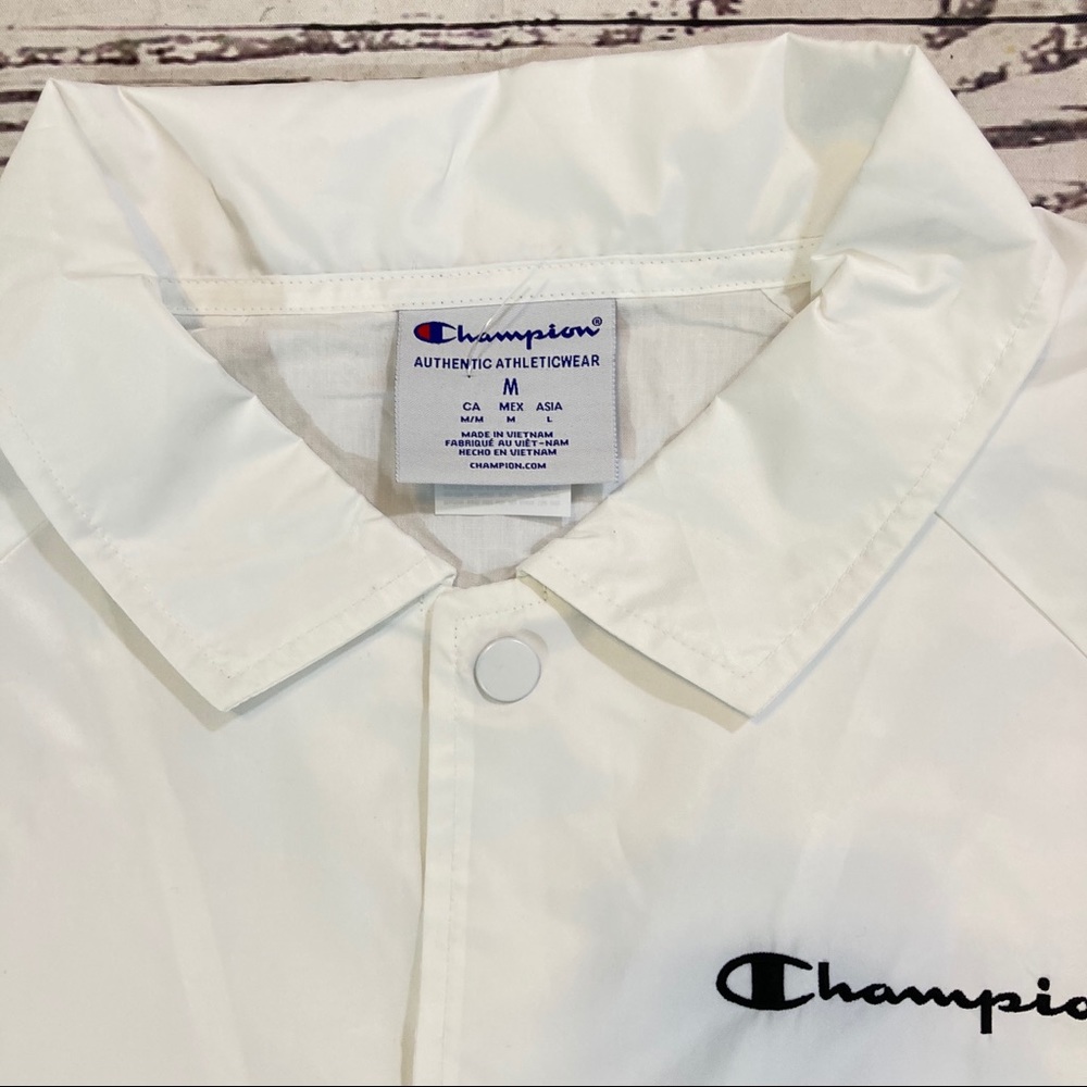 Champion white cropped full zip jacket NWT - Picture 8 of 9